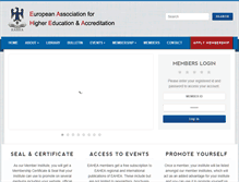 Tablet Screenshot of eahea.org